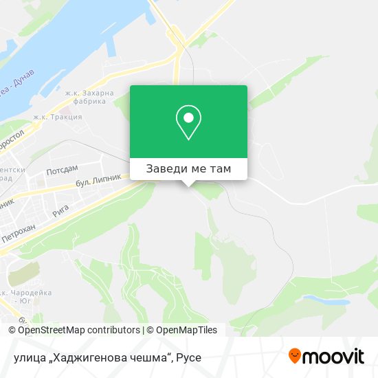 улица „Хаджигенова чешма“ карта