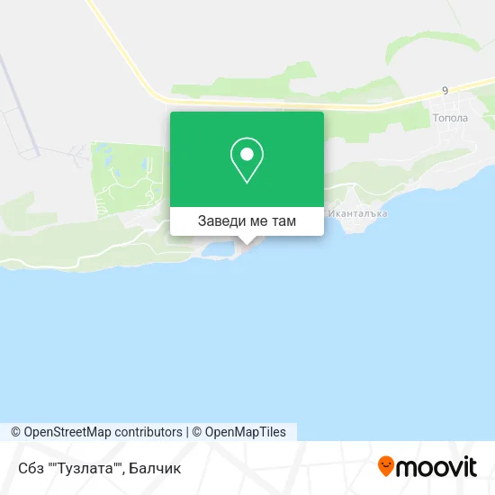 Сбз ""Тузлата"" карта