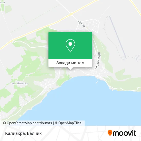 Калиакра карта