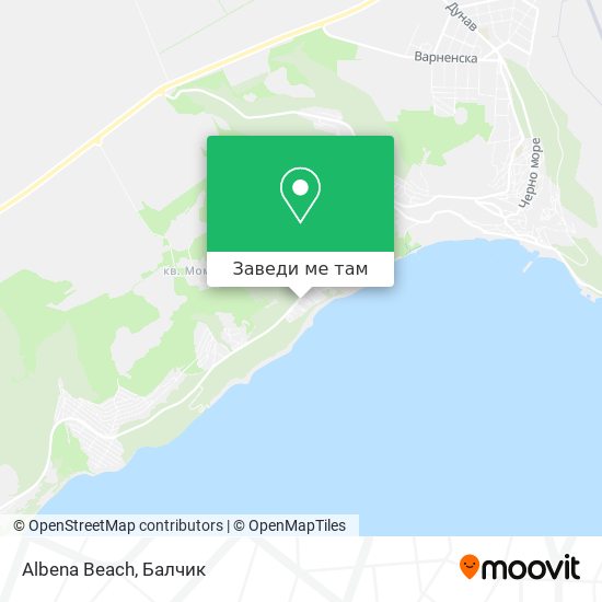 Albena Beach карта