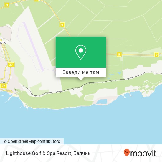 Lighthouse Golf & Spa Resort карта