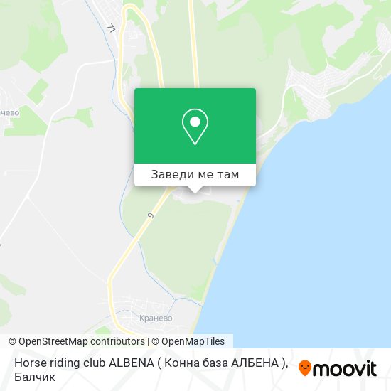 Horse riding club ALBENA ( Конна база АЛБЕНА ) карта