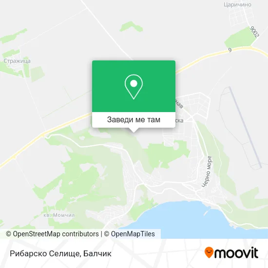 Рибарско Селище карта