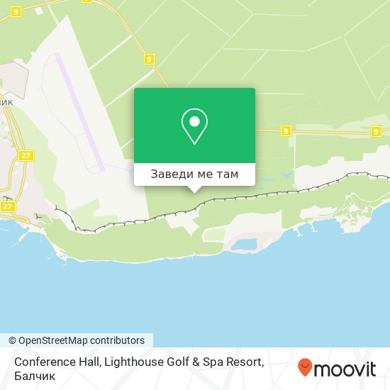 Conference Hall, Lighthouse Golf & Spa Resort карта