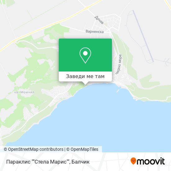 Параклис ""Стела Марис"" карта