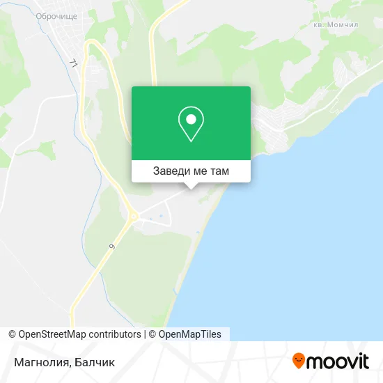 Магнолия карта