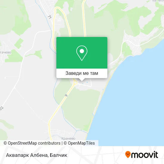 Аквапарк Албена карта