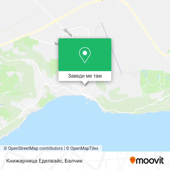 Книжарница Еделвайс карта