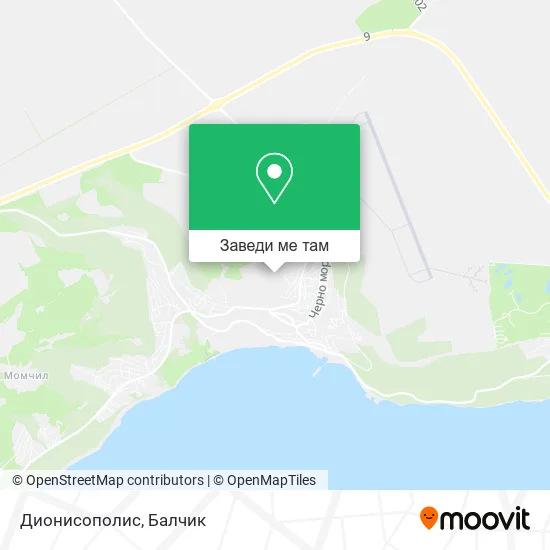 Дионисополис карта
