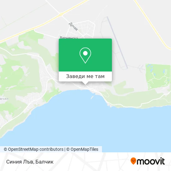 Синия Лъв карта