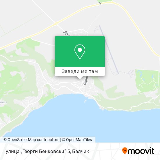 улица „Георги Бенковски“ 5 карта