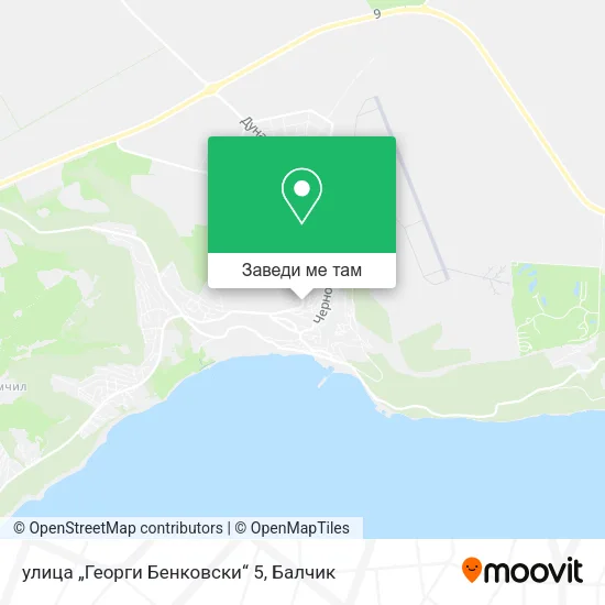 улица „Георги Бенковски“ 5 карта