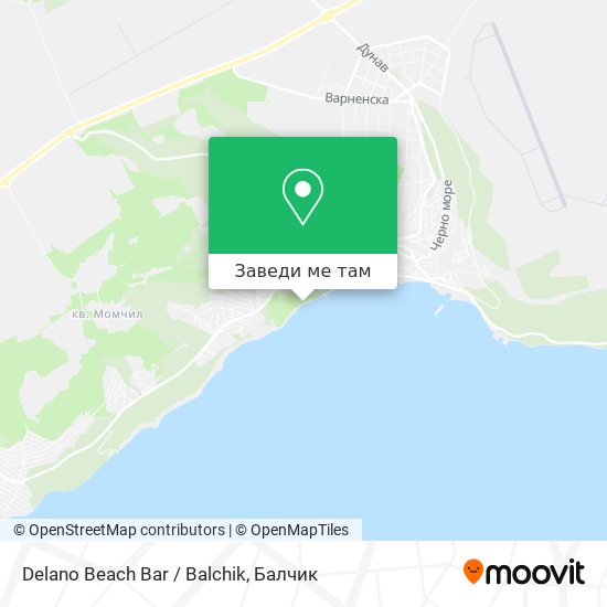 Delano Beach Bar / Balchik карта