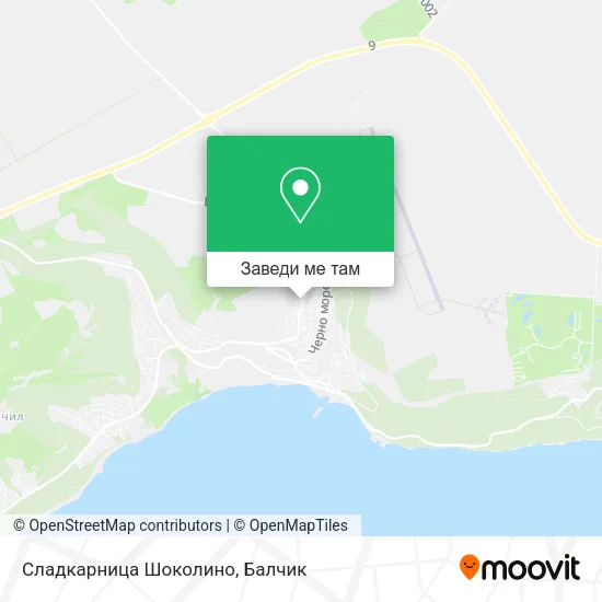 Сладкарница Шоколино карта