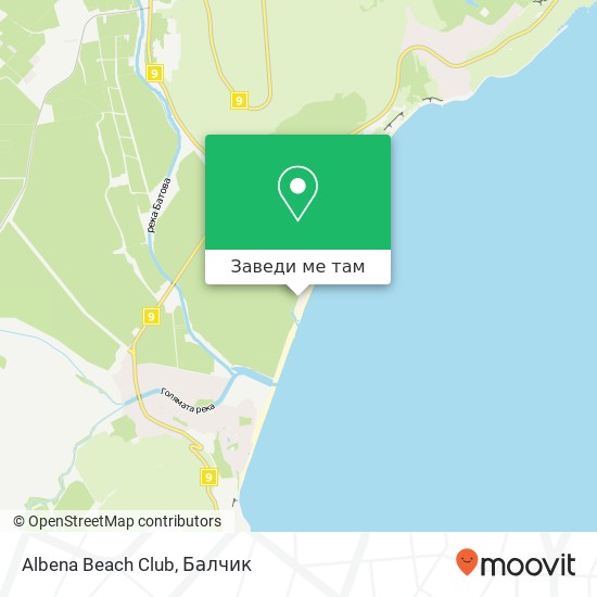 Albena Beach Club карта