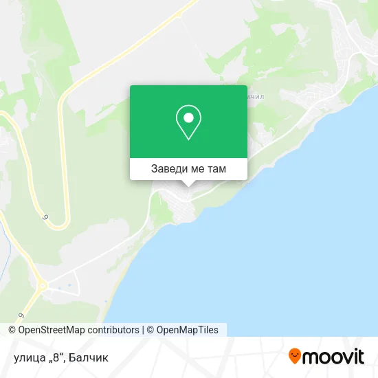 улица „8“ карта