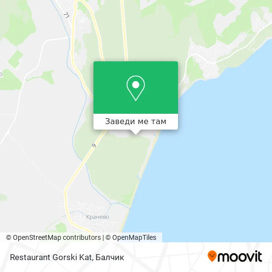 Restaurant Gorski Kat карта