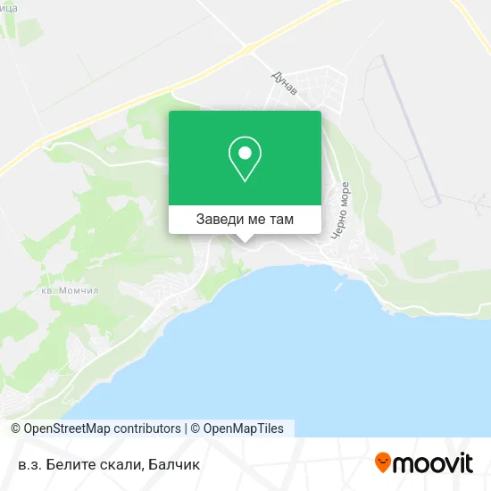 в.з. Белите скали карта