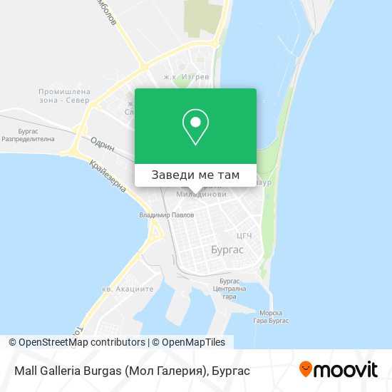 Mall Galleria Burgas (Мол Галерия) карта