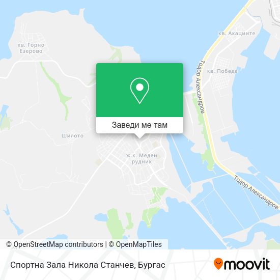 Спортна Зала Никола Станчев карта