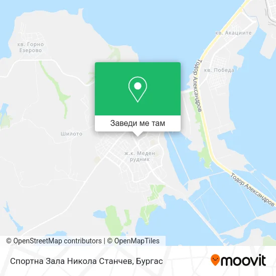 Спортна Зала Никола Станчев карта