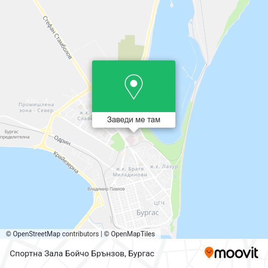Спортна Зала Бойчо Брънзов карта
