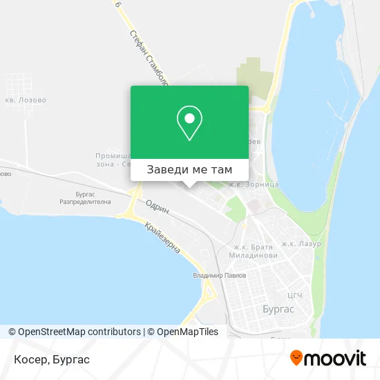 Косер карта