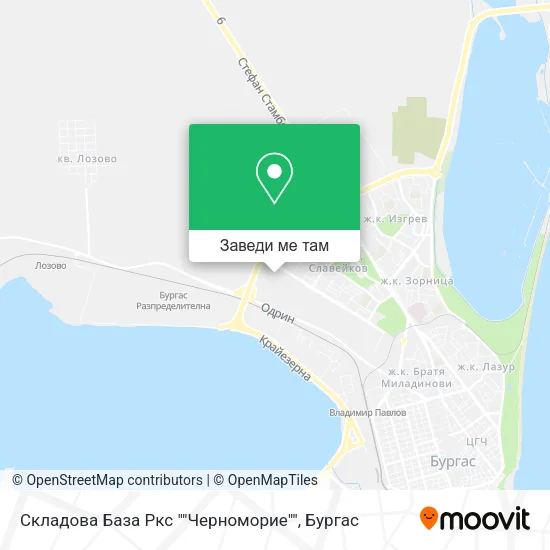 Складова База Ркс ""Черноморие"" карта