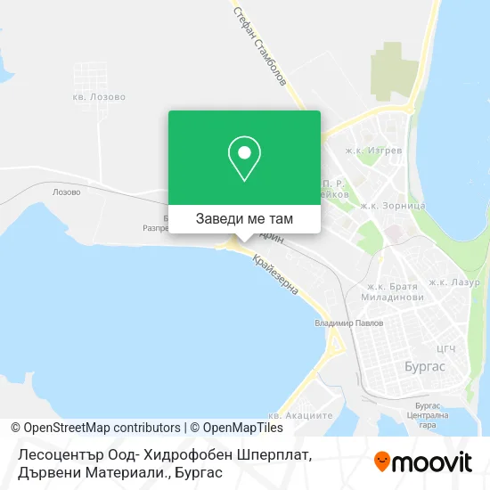Лесоцентър Оод- Хидрофобен Шперплат, Дървени Материали. карта