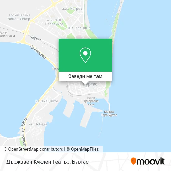 Държавен Куклен Театър карта