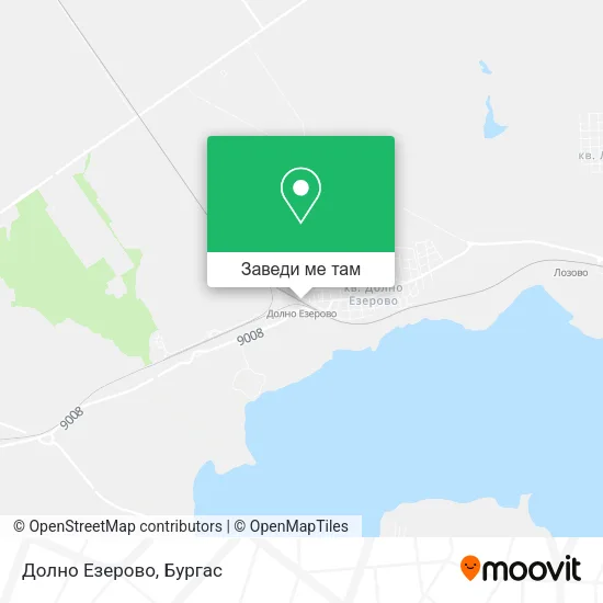Долно Езерово карта