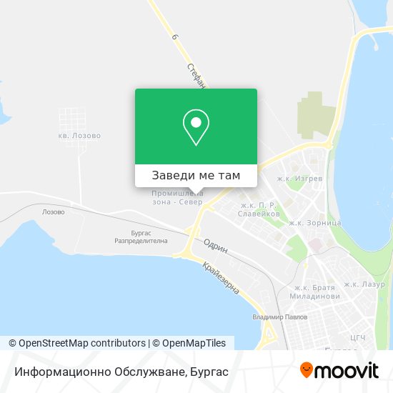 Информационно Обслужване карта