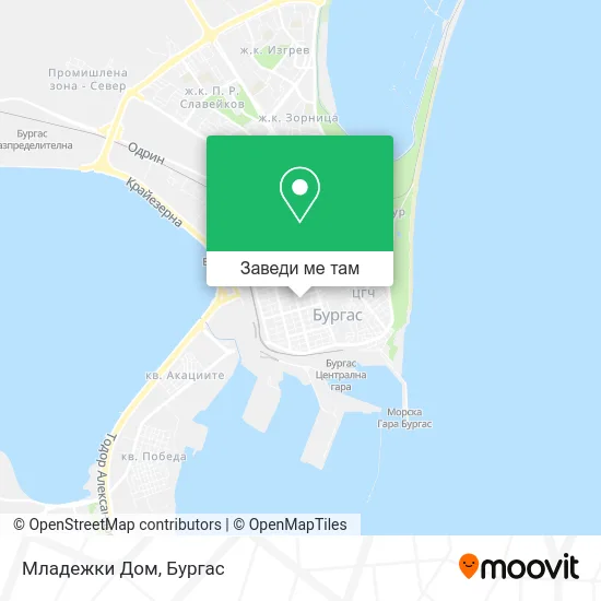 Младежки Дом карта