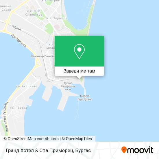 Гранд Хотел & Спа Приморец карта