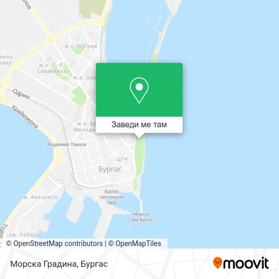 Морска Градина карта