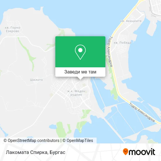 Лакомата Спирка карта