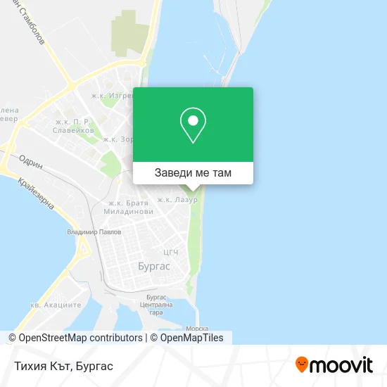 Тихия Кът карта