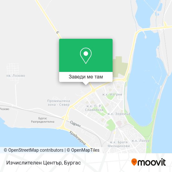 Изчислителен Център карта