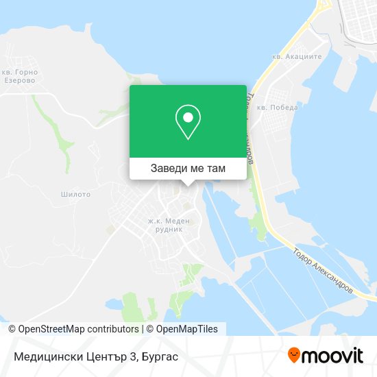Медицински Център 3 карта