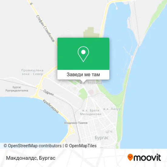 Макдоналдс карта