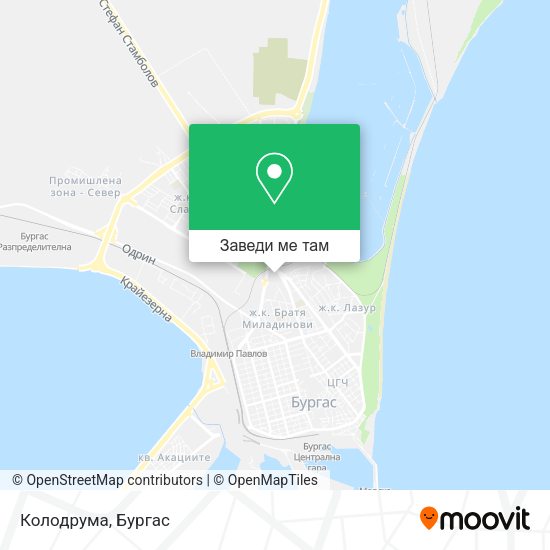 Колодрума карта