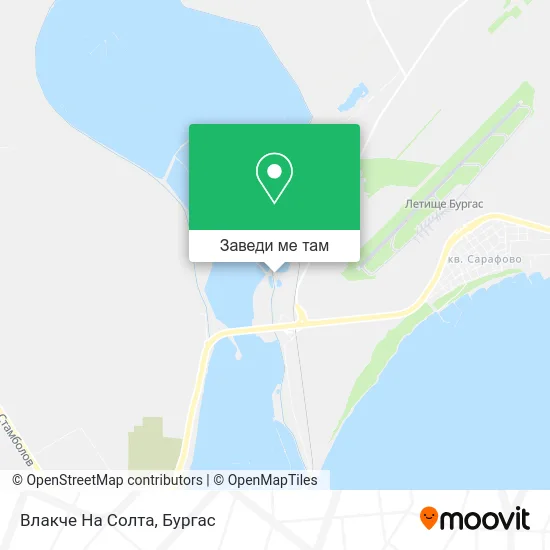 Влакче На Солта карта