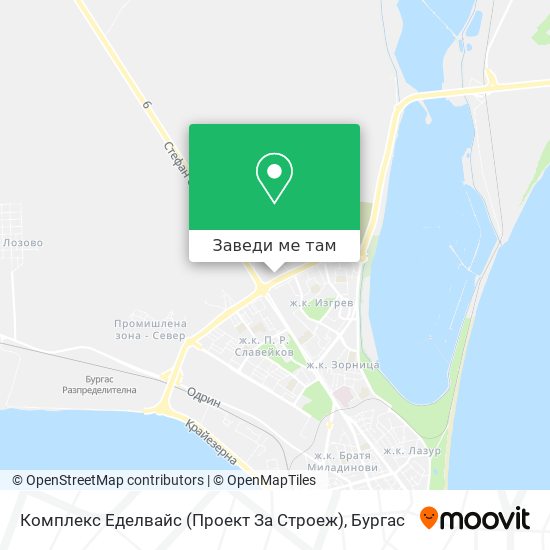 Комплекс Еделвайс (Проект За Строеж) карта