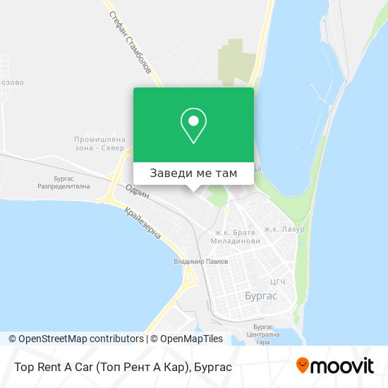 Top Rent A Car (Топ Рент А Кар) карта