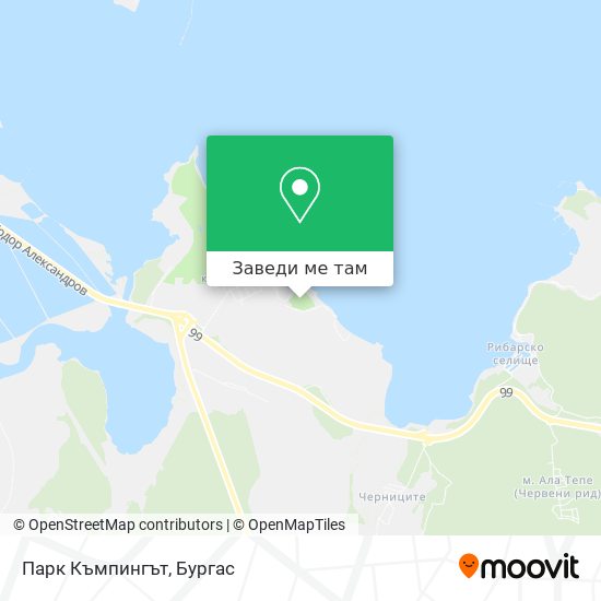 Парк Къмпингът карта