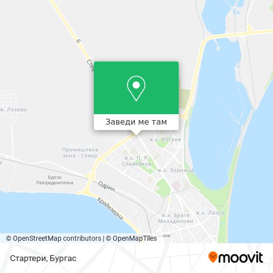 Стартери карта