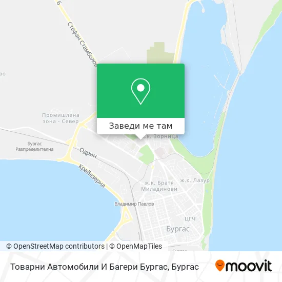 Товарни Автомобили И Багери Бургас карта