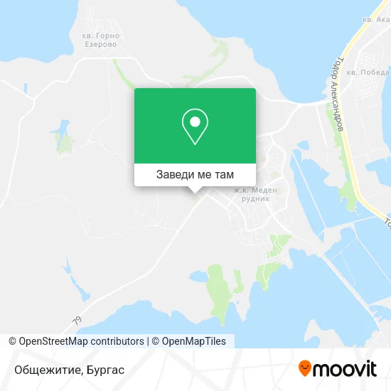 Общежитие карта