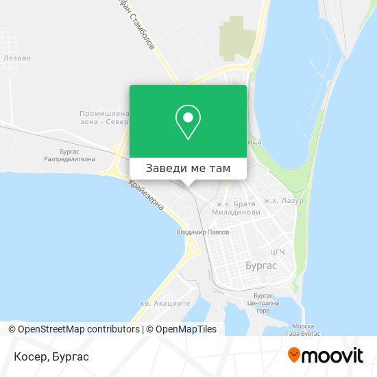 Косер карта