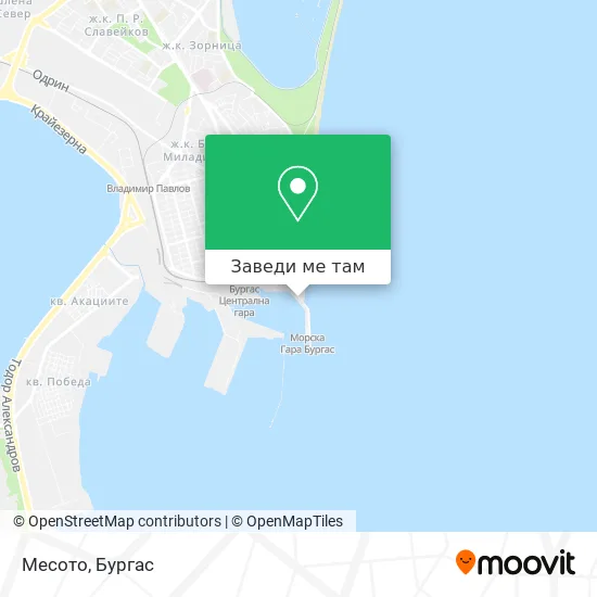 Месото карта